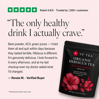 Organic Hibiscus Tea for Heart & Circulation Support