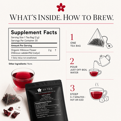 Organic Hibiscus Tea for Heart & Circulation Support