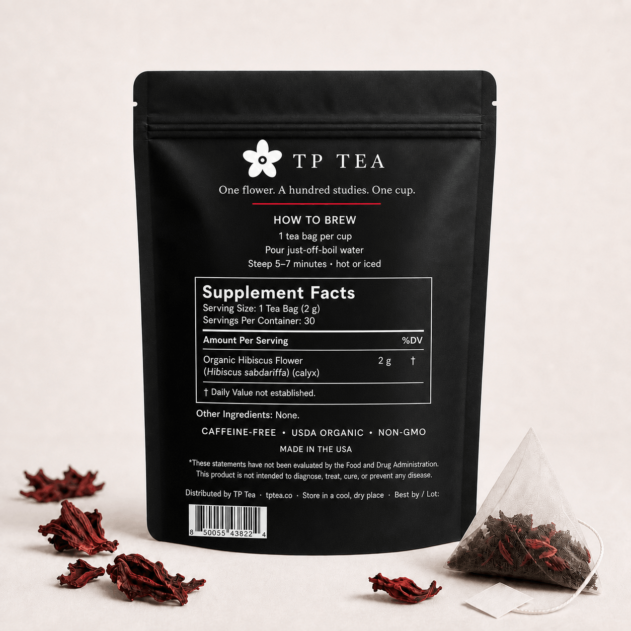 Organic Hibiscus Tea for Heart & Circulation Support